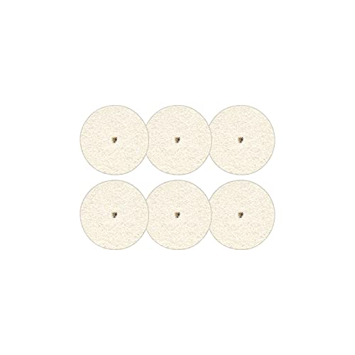 Dremel 414 Rotelle Di Lucidatura Multipack, 6 Rotelle Di Lucidatura A Forma Cilindrica Per Acciaio, Alluminio, Ottone, Argento, Oro (13 Mm)