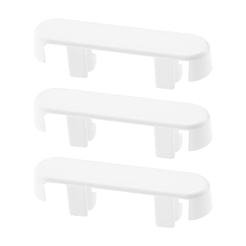 20 Tappi Di Copertura Per Scarico Finestre, In Plastica Per Finestre In Upvc, Accessori Di Ricambio, 39,5 X 10 X 6,5 Mm, Colore: Bianco