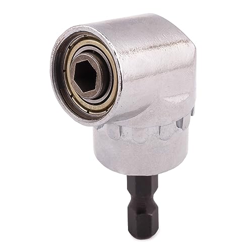 Mivos Angolo Retto Con Attacco Da 1/4" - Avvitatore Angolare - Adattatore Di Estensione - Driver Angolare In Acciaio - Portabit Di Angolo Multifunzion