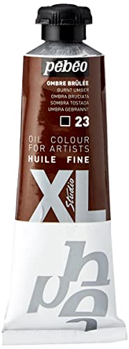 Pébéo - Olio Fine Xl 37 Ml - Pittura Marrone - Colore Marrone - Pittura Ad Olio Pébéo - Pittura Ad Olio Pébéo - Ombra Bruciata 37 Ml