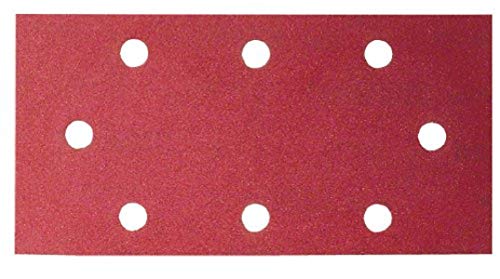 Bosch Home And Garden 2609256A93 - Fogli Abrasivi Per Smerigliatrici Vibranti Black & Decker 93 X 185, 4 Con Grana 60, 120, 2 180, Numero Di Fori 8