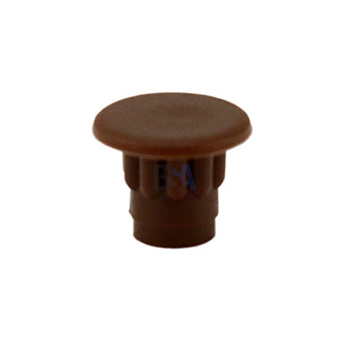 20 Tappi Copriforo 5Mm Wurth 06832772 Marrone Marroni Plastica Profondità Foro 5Mm Testa 7Mm Tappo Copri Foro Per Mobili 5 Mm