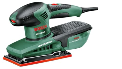 Bosch Levigatrice Vibrante Pss 250 Ae 250 W + Valigetta + 25 Fogli Abrasivi