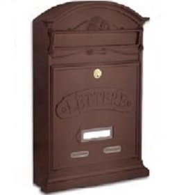 Alubox Cassetta Postale Serie 'Lettere' Ruggine