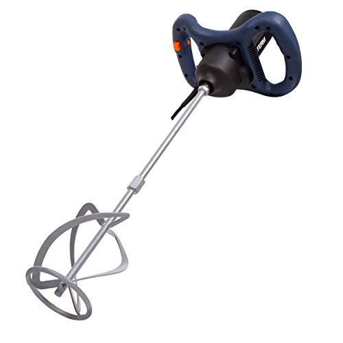 Ferm Miscelatore Cemento E Malta 1400W - Velocità Variabile - Soft Start. Cavo In Gomma Da 3 M
