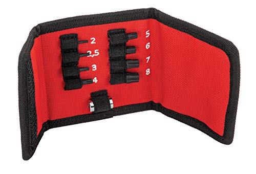 Usag U04580313 Kit Per L'Estrazione Di Viti Esagonali Danneggiate, Rosso