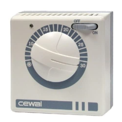 Cewal - Termostato Ambiente Cewal Rq 30 Da Parete A Rotella Con Interruttore - 91934930
