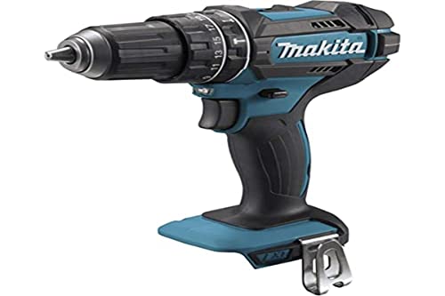 Makita Dhp482Zj Drill Senza Chiave Nera, Blu 1900 Rpm - Trapano Elettrico, 1900 Giri/Min, 1,3 Cm, 3,8 Cm, 62 Nm, 36 Nm, 9000 Ppm