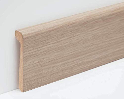 Copri Battiscopa In Mdf Rovere | Asta Da 240 Cm