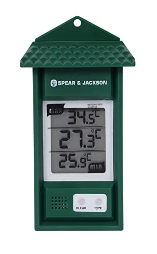 Spear & Jackson 53106 Termometro Mini Maxi Digital Verde