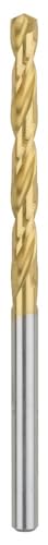 Bosch Home And Garden 2608596691 Punte Per Metallo Hss-Tin, Din 338, 4 X 43 75 Mm, Confezione Da Cinque, Argento
