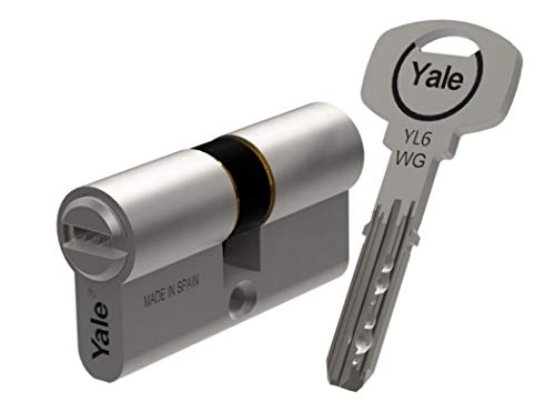Yale Yl63040Hn – Cilindro Di Sicurezza Anti-Bumping, 30 X 40 Mm, Nichelato