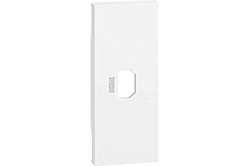 Bticino Kw14 Cover Living Now Da Applicare Su Presa Hdmi Bticino (Art. K4284P), 1 Modulo, Colore Bianco