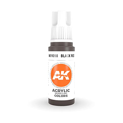 Ak Interactive 3Rd Gen Acrylic Black Red 17Ml