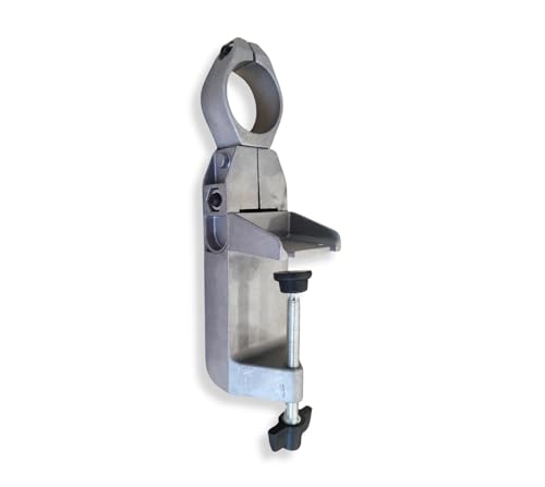 Lux Metal - Supporto Per Trapano Da Banco A Colonna Ø 43 Mm Universale Accessori Elettrici Elettrico Morsa Staffa Fresa Orientabile In Alluminio Profe