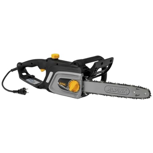 Motosega Elettrica Alpina 1800W Barra 35Cm Elettrosega Lubrificazione Automatica