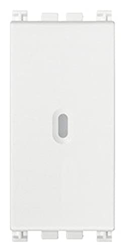 Vimar Serie Arke – Pulsante Assiale 1 Polo No 10 A Bianco