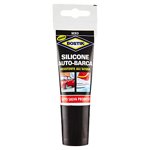 Bostik Silicone Auto-Barca Nero Tubo 60Ml