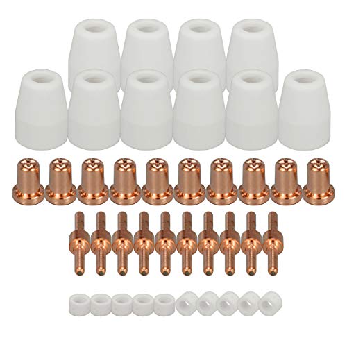 Riverweld Pt-31 Jg-40 Wsd-Lg40 Elettrodo Al Plasma 18205L Punte Ugello Estese 18866L Coppa Di Protezione 18204 Kit Adatto Per Taglio Al Plasma Cut 50D