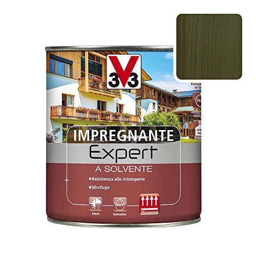 V33 Impregnante A Solvente Expert 0,75 Lt - Noce Antico