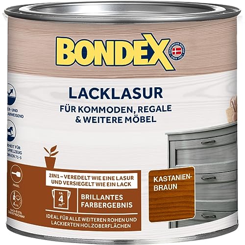 Bondex Vernice Impregnante 2In1 Castagno Per Legno Interno 375Ml