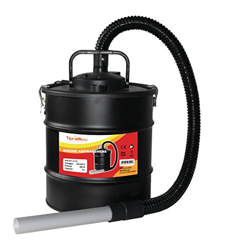 Bidone Aspira Cenere Fuocovivo 800 W Lt.15 Per Stufe E Camini
