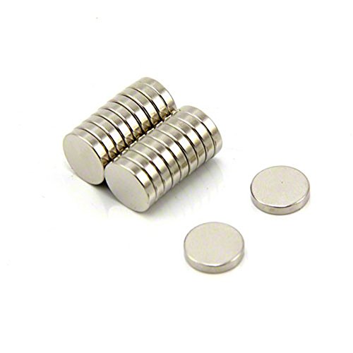 Magneta Neodimio N52 Ultra High Performance Per Arti, Mestieri, Creazione Di Modelli, Fai -Da -Te, Hobby, Ufficio E Casa - 10Mm Dia X 2Mm Di Spessore
