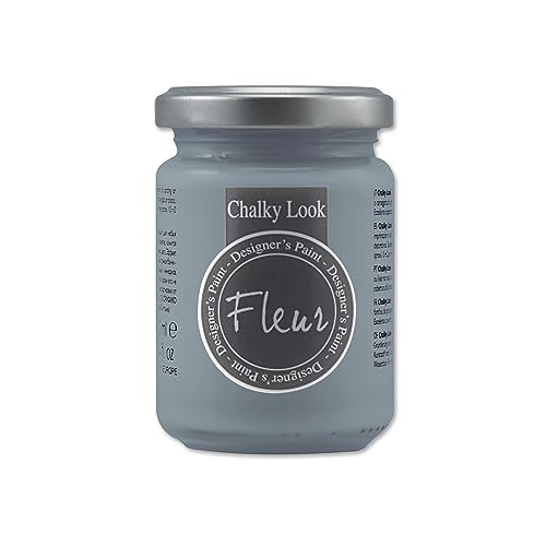 Fleur Designer'S Paint | Pittura Ad Acqua, Effetto Gesso Naturale, Extra Opaca, Fleur Chalky F57, Colore French Mood, Made In Italy, Formato Da 130 Ml