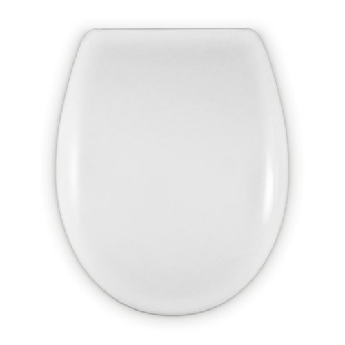 Sedile Wc Compatibile | Forma O Standard | Occhiali Universali | Cerniera Regolabile | Facile Installazione E Pulizia | Ultra Resistente | Bianco | 43