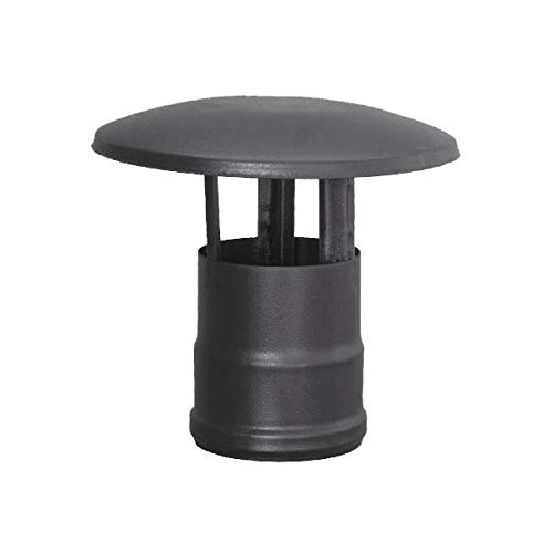 Cappellino Femmina Smaltato 850°C -Ø80Mm Per Conduzione Fumi Di Stufe E Caminetti A Pellet