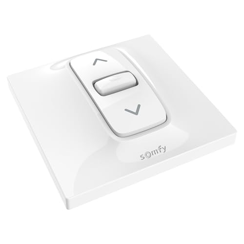 Somfy 1870881 Inis, Comando/Interruttore A Parete Cablato A Posizione Fissa Per Tapparelle O Ende Motorizzate, Per Comandare 1 Motore Cablato