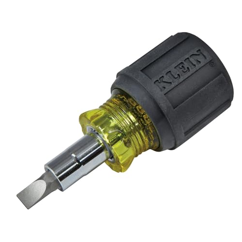 Klein Tools 32562 Stubby Multi-Bit Screwdriver/Nut Driver, 32561