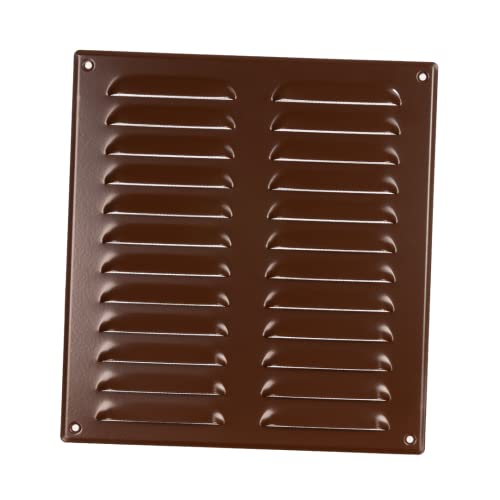260X280Mm Griglia Di Ventilazione Con Zanzariera - Griglie D'Aerazione In Metallo - Acciaio, Marrone