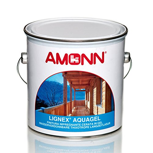 Finitura Impregnante Cerata In Gel Amonn Lignex Aquagel - Teak, 0,75 L