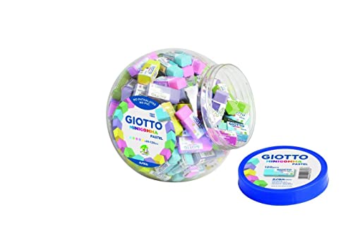 Giotto Minigomma Colore Pastel In Boccia Da 120 Gomme