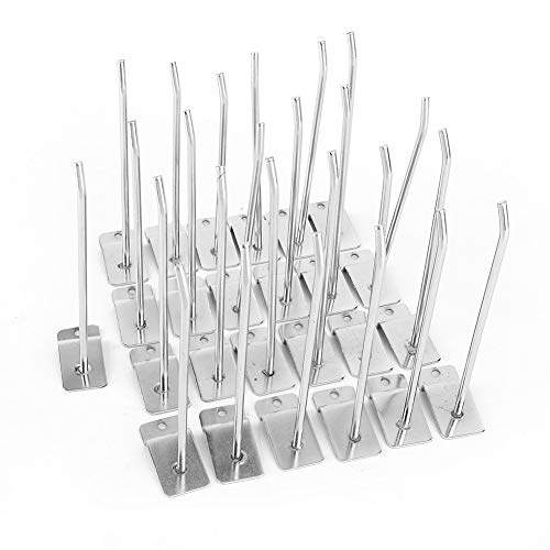 Slat Parete Gancio Pannello - 25 Pz 15 Cm 6 Pollici Slat Pannello Parete Gancio A Parete Porta Prodotto Negozio Scaffale Gancio