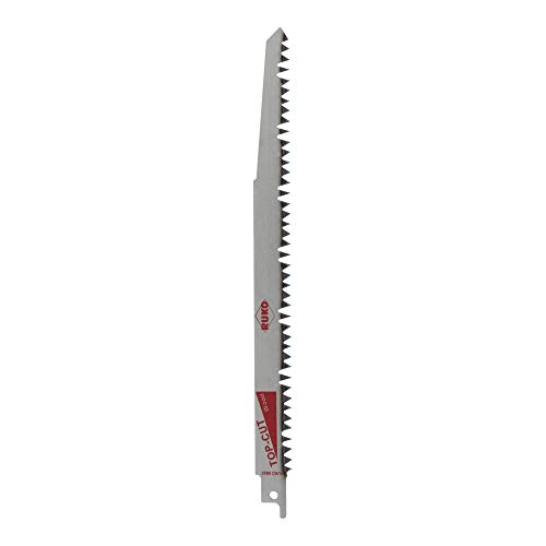 Ruko 33189225 - Pack De 5 Sierras De Sable Hcs Acero Con Vástago Universal 1/2", Para Madera, 240 Mm (Equivalencia Bosch S 1531 L)