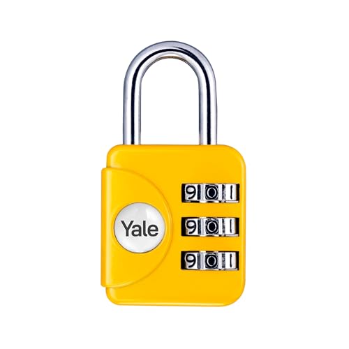 Yale Lucchetto A Combinazione Per Valigie Yp1/28/121/1Y Giallo