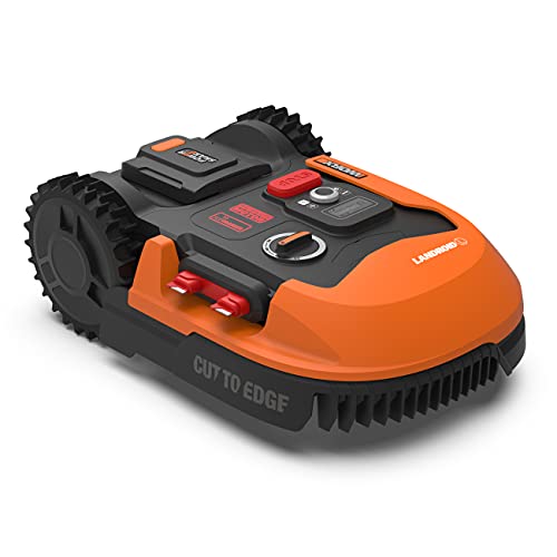 Worx Landroid Plus Wr148E - Robot Tagliaerba Per Giardini Fino A 800 Mq Con Wlan, Bluetooth E Pedana Galleggiante