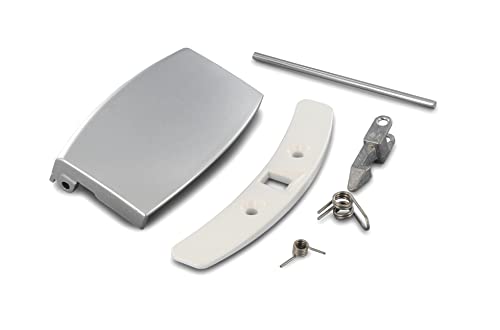 Dl-Pro Maniglia Per Porta Aeg Electrolux 405508555/1 405508551 - Maniglia Per Apriporta, Colore: Argento