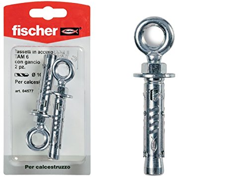 Fischer - Tassello Multiuso Con Occhiolo, Confezione Da 2 Pz, Variante: M8