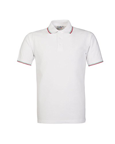 Rossini Trading Hh14602Hxl Polo Italia Lancelot, Bianco, Xl