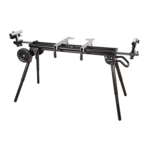 Evolution Power Tools Supporto Per Troncatrice Plus - Supporto Pieghevole Compatto Con Bracci Estensibili, Compatibilità Universale Con Evolution, Mak