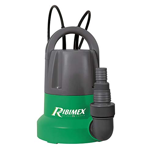 Ribimex Prpvc401Sp Pompa Sommersa Drenante 400 W, Verde/Grigio
