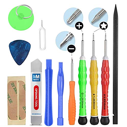 Mmobiel Set Completo Cacciaviti Riparazione Premium 13 In 1 Attrezzi Per Aprire Compatibile Con Vari Cellulari