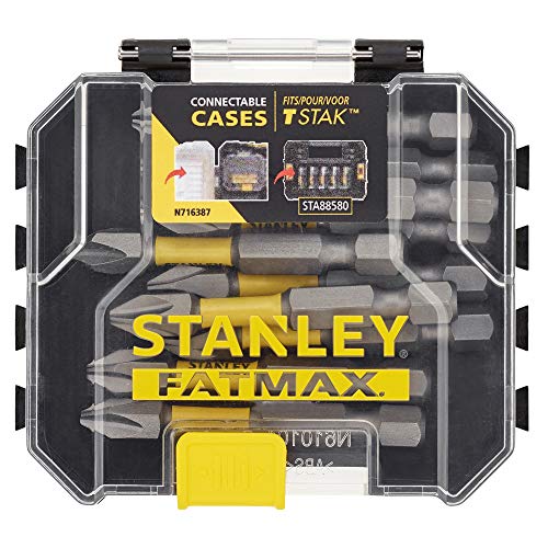 Stanley Fatmax Sta88573-Xj - Set Da 10 Pezzi Di Inserti Per Avvitatura A Impulsi Da 50 Mm Ph2 Sfusi