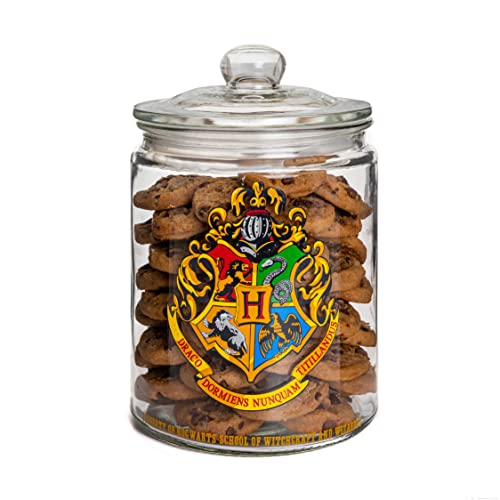 Harry Potter - Poudlard - Boite À Cookies En Verre