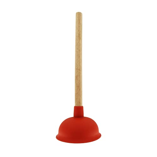 Dl-Pro Pümpel - Pulitore Universale Per Scarico, 135 Mm, Diametro Per Wc, Bagno, Cucina, Doccia, Scarico – Fsc – Legno Proveniente Da Foreste Ben Gest