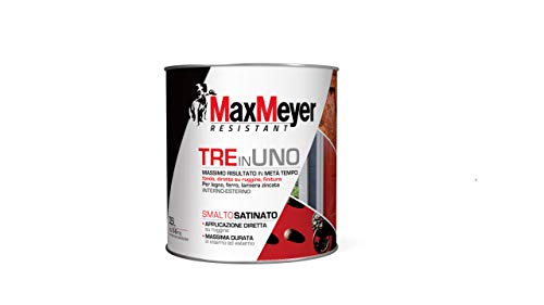 Maxmeyer Smalto Satinato All'Acqua 3 In 1 Bianco Panna 0,5 L
