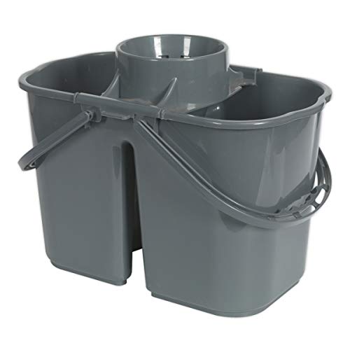Sealey Bm07 15 Litri Secchio Per Mocio Con 2 Scomparti